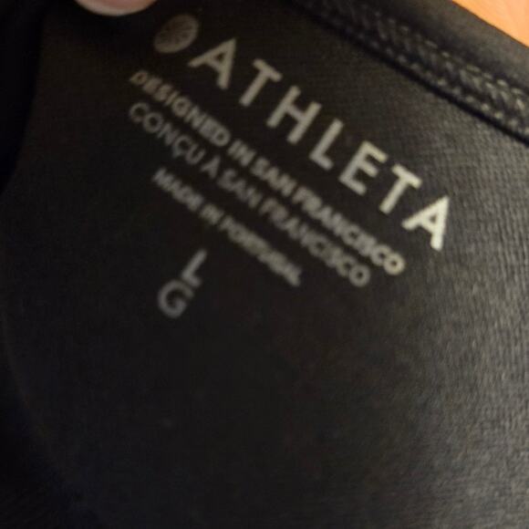 Athleta black sports bra size large - Picture 3 of 3